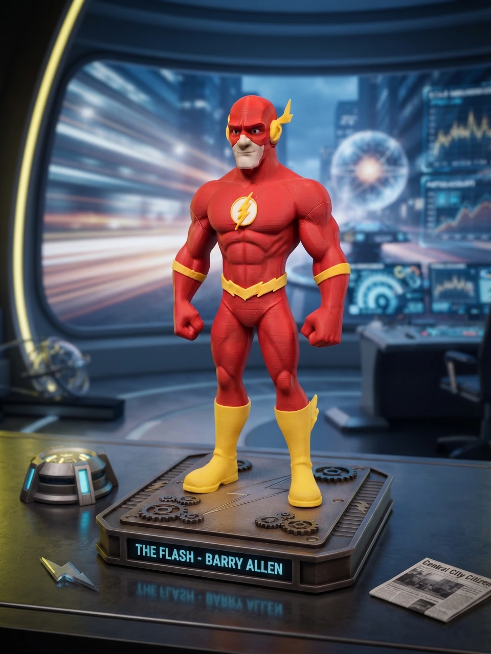 Peça de Flash em impressão 3D — imagem 1
