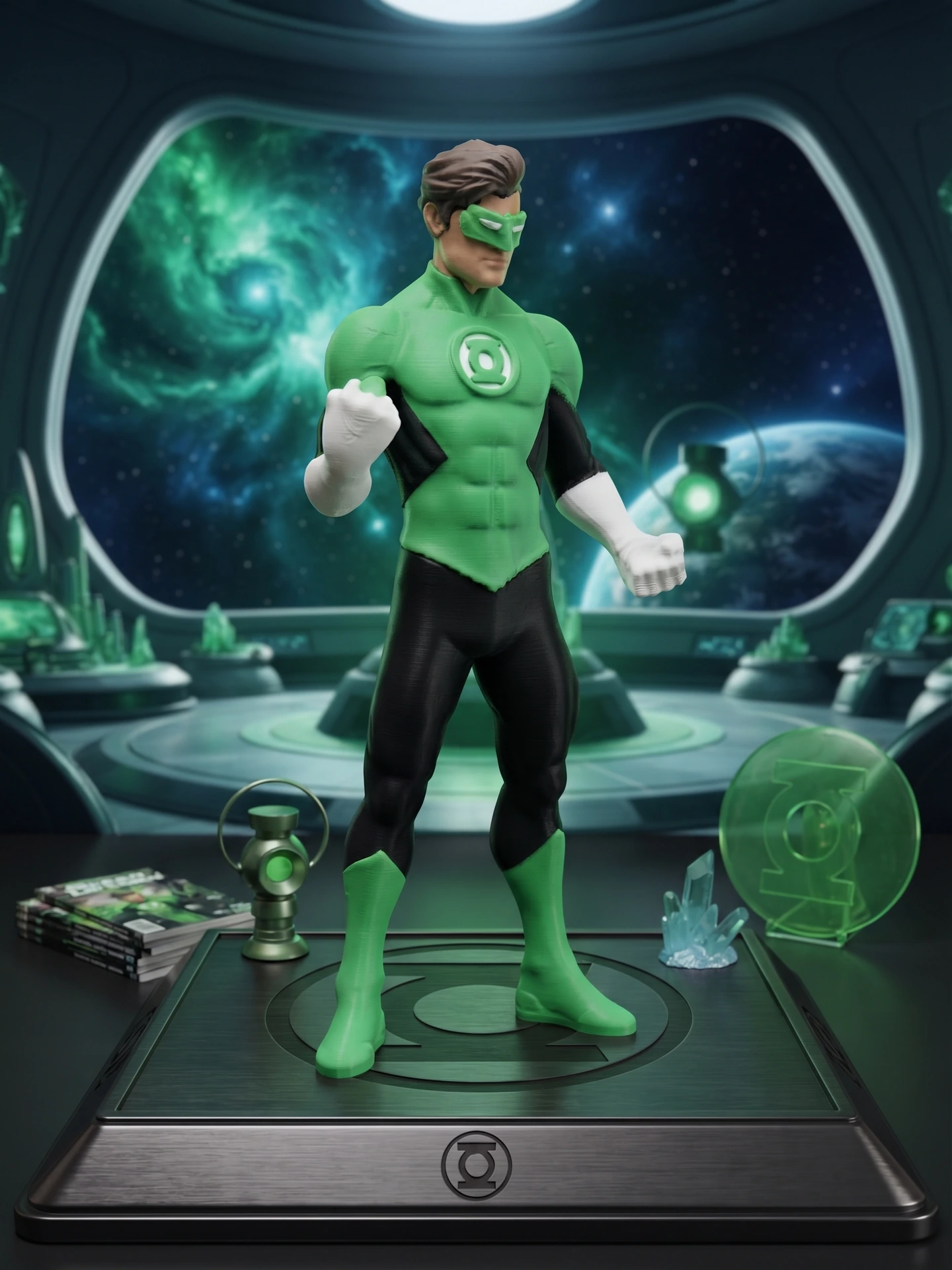 Peça de Lanterna Verde em impressão 3D — imagem 1