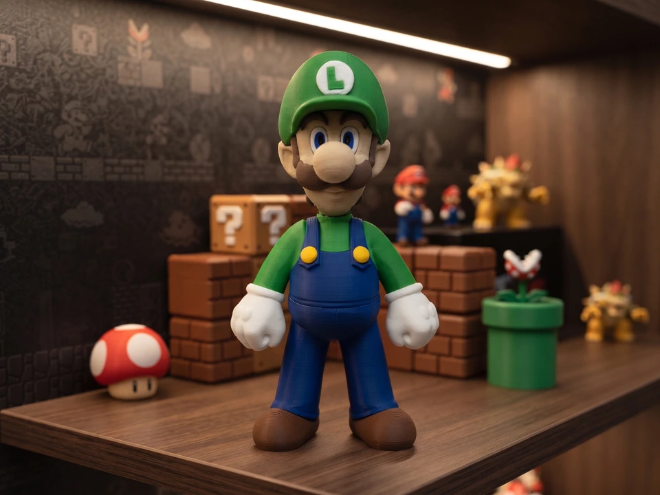Peça de Luigi em impressão 3D — imagem 1