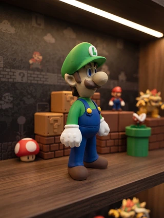 Peça de Luigi em impressão 3D — imagem 2