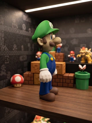 Peça de Luigi em impressão 3D — imagem 3