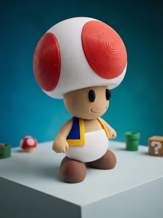 Peça de Toad em impressão 3D — imagem 2