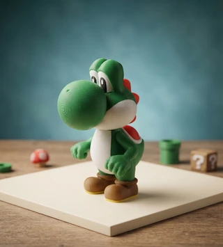 Peça de Yoshi em impressão 3D — imagem 1