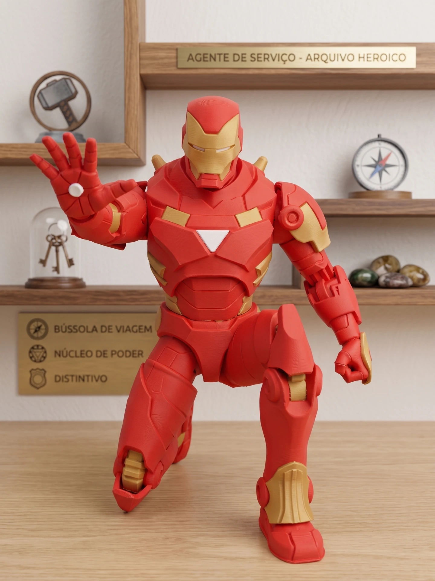 Peça de Homem de Ferro em impressão 3D — imagem 1