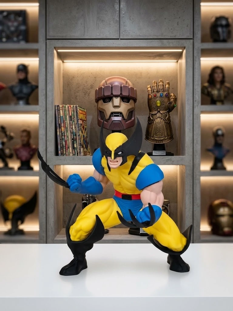 Peça de Wolverine em impressão 3D — imagem 1