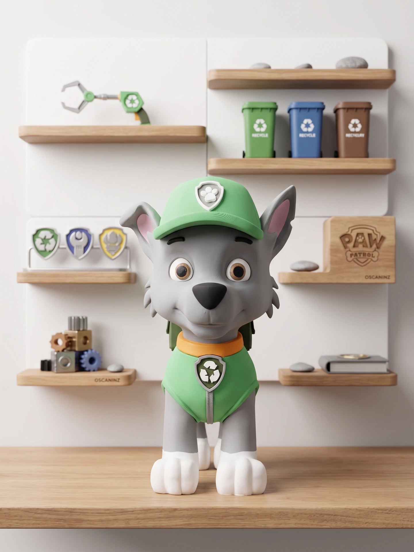 Peça de Rocky em impressão 3D — imagem 1