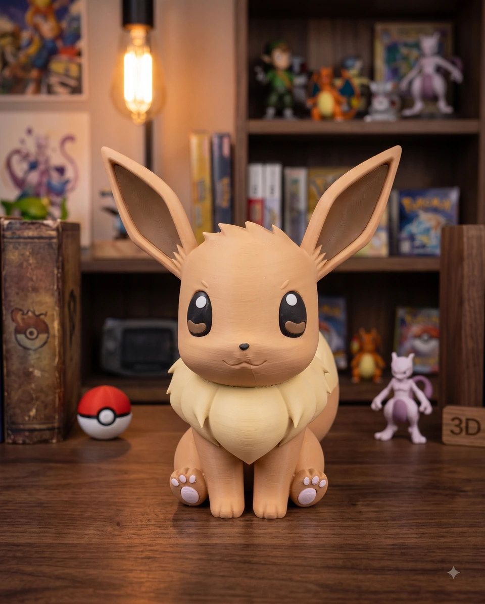 Peça de Eevee em impressão 3D — imagem 1