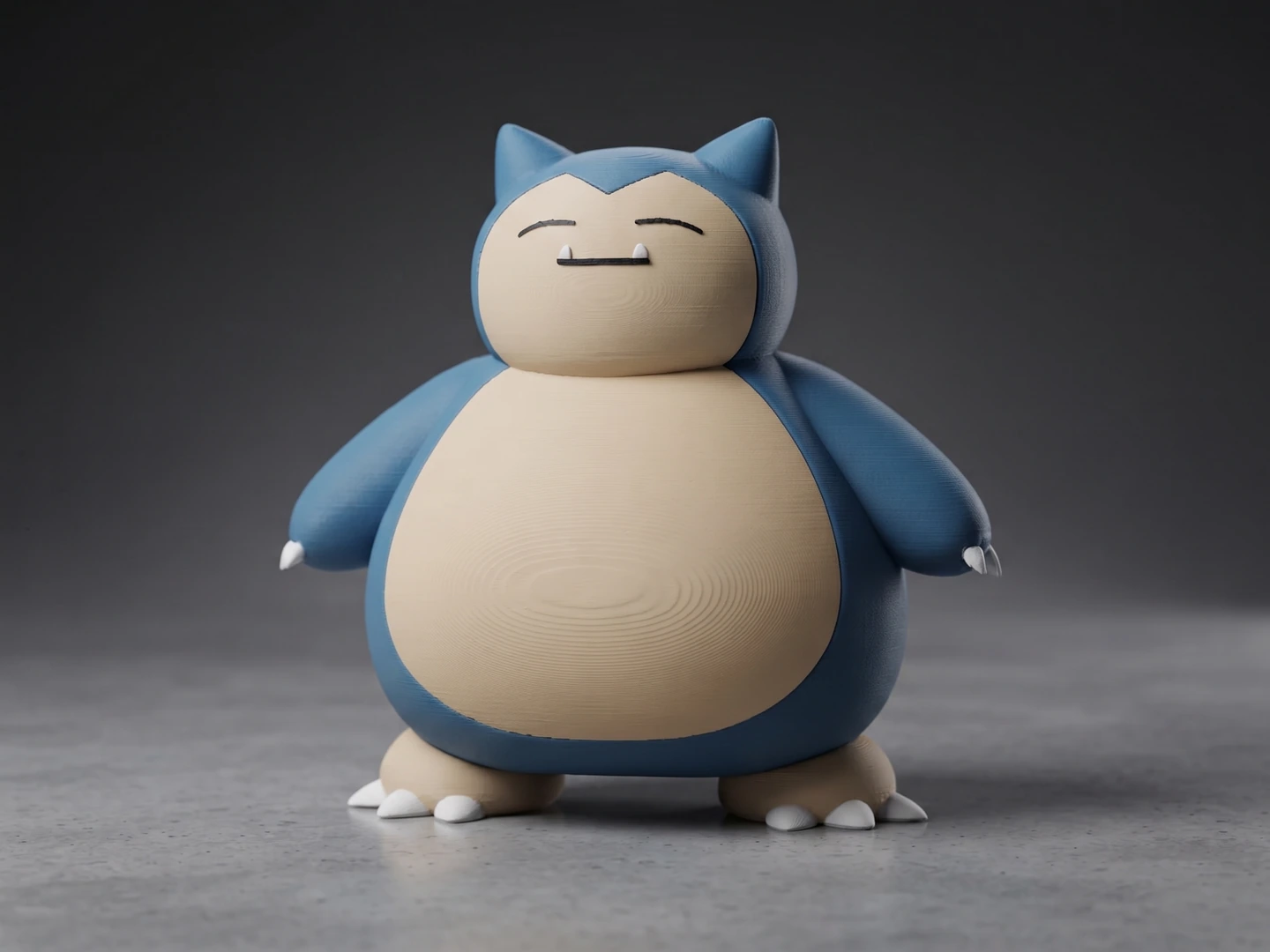 Peça de Snorlax em impressão 3D — imagem 1